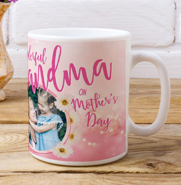 Wonderful Grandma Mother's Day Photo Mug