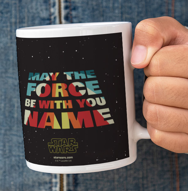 Star Wars May The Force Be With You Personalised Mug