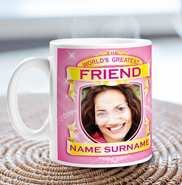 World's Greatest Friend Personalised Mug