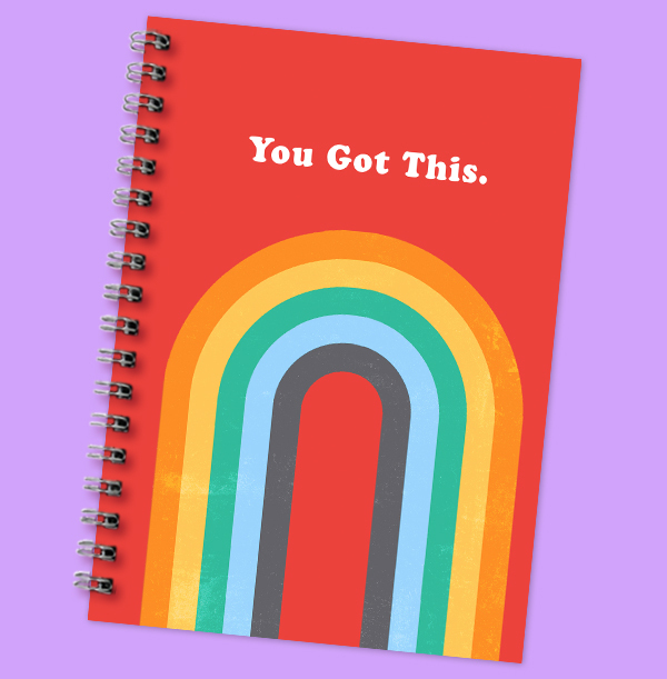 Stand Up To Cancer You Got This Rainbow Notebook