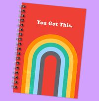 Tap to view You Got This Rainbow Notebook