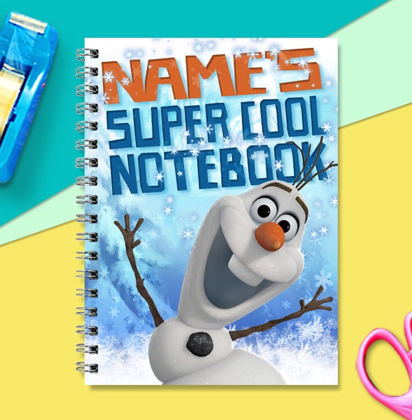 Frozen Olaf Personalised Notebook