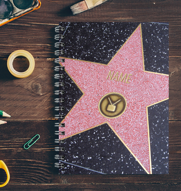 Hollywood Star Notebook