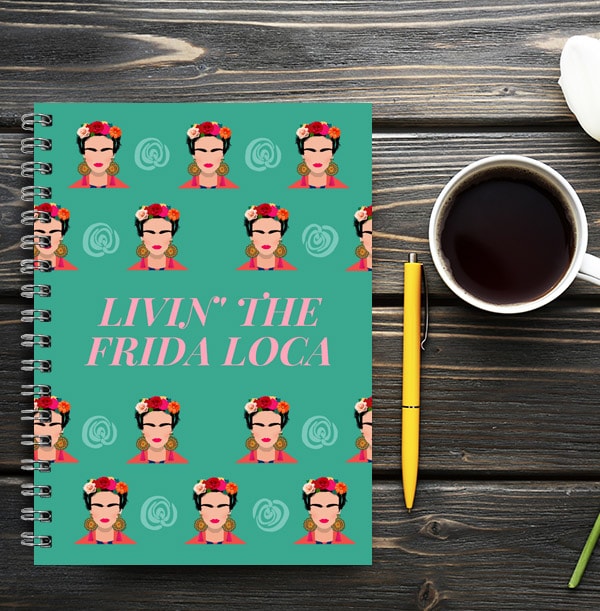 Frida Loca Personalised Notebook