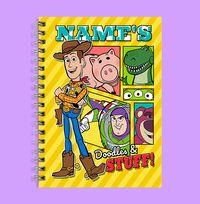 Tap to view Personalised Name Toy Story Disney Notebook