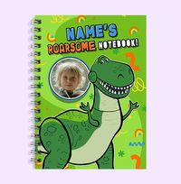 Tap to view Disney Personalised Photo Toy Story Rex Notebook