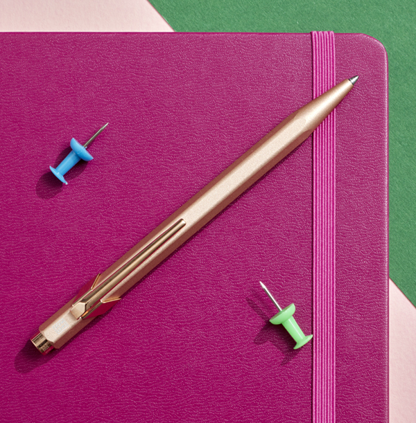 Caran d'Ache Ballpoint Pen - Rose Gold | Funky Pigeon