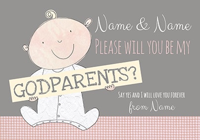 Will You Be My Godparents Card