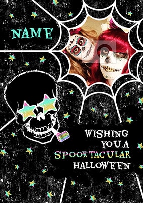 Spooktacular Halloween Photo Card