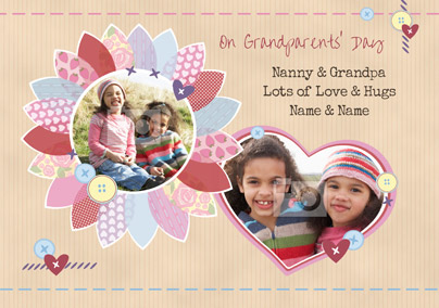 Patchwork - Grandparents' Day Card Multi Photo Upload