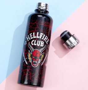 Stranger Things Hellfire Club Metal 16 oz. Water Bottle