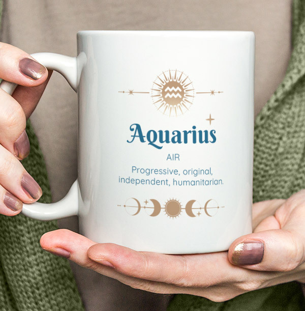 Aquarius Zodiac Mug