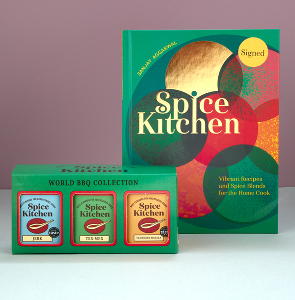 Spice Kitchen Cook Book and Spice Trio