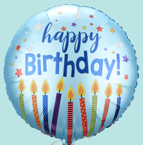 Happy Birthday Celebration Inflated Balloon