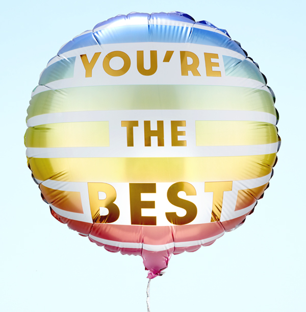 You're The Best Inflated Balloon