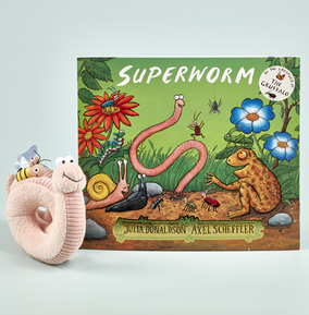 Superworm Book and Plush