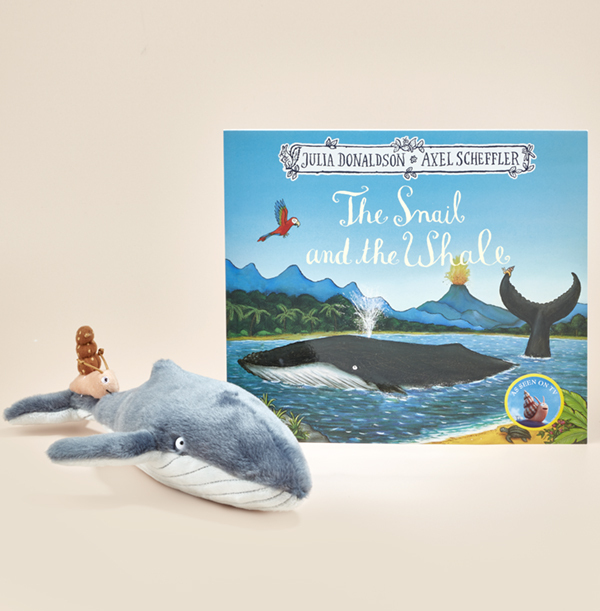 The Snail and the Whale Book and Plush