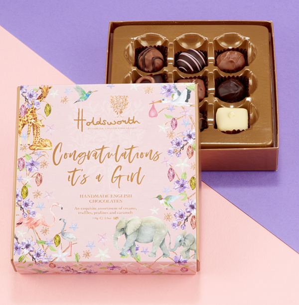 Baby Girl Chocolate Gift Box