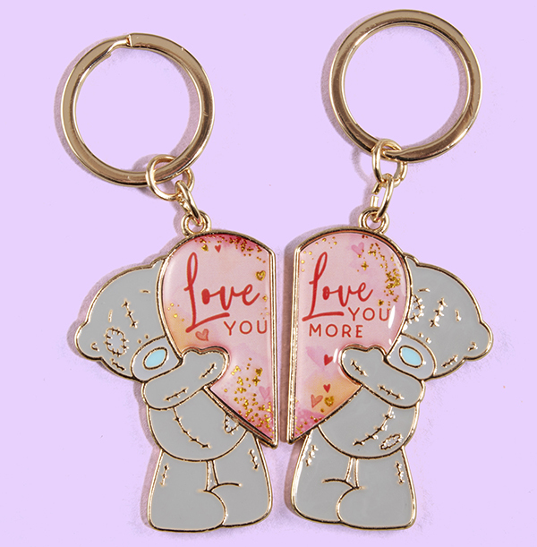 Love You More Keyring Set