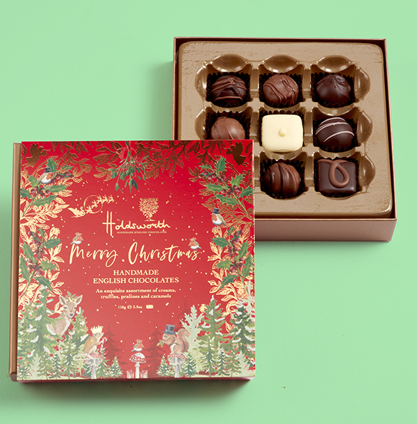 Merry Christmas Chocolate Gift Box 110g