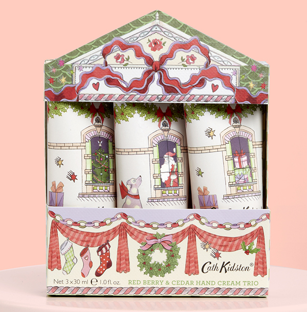 Cath Kidston Red Berry & Cedar Hand Cream Trio