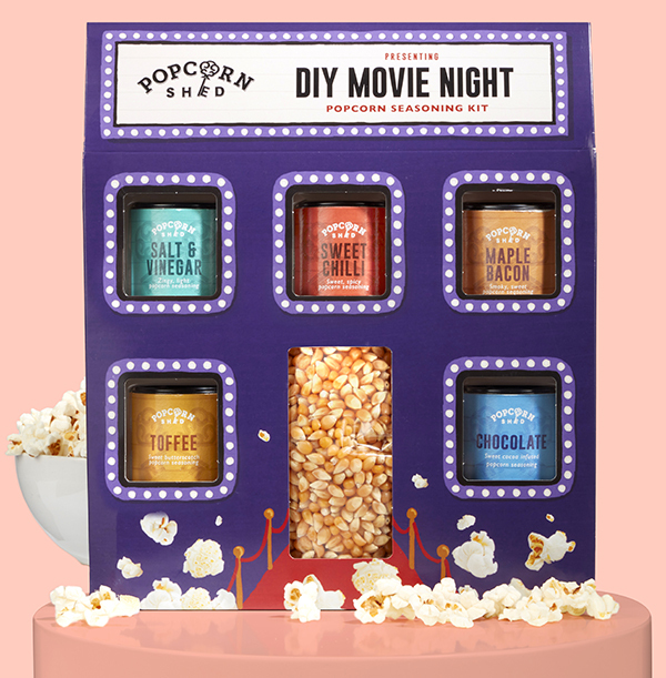 DIY Movie Night Popcorn Kit