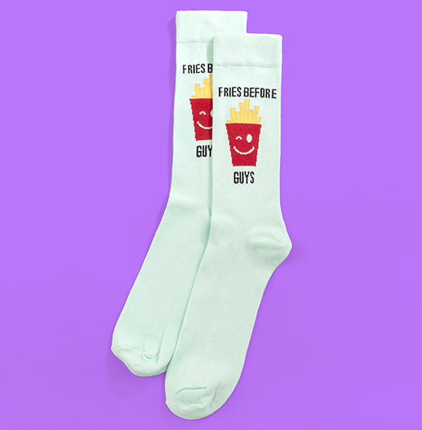 Fries Before Guys Socks