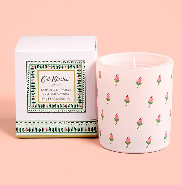 Cath Kidston Roses Glass Candle