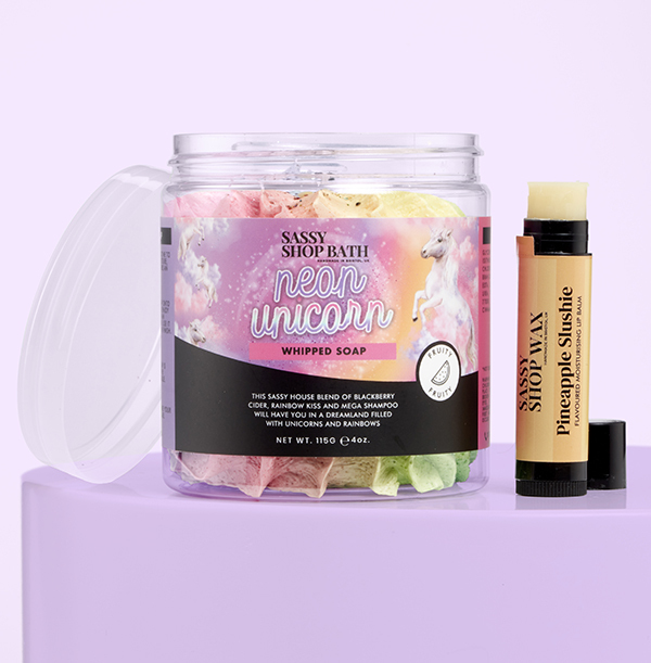 Sassy Scents Unicorn Whipped Soap & Lip Balm