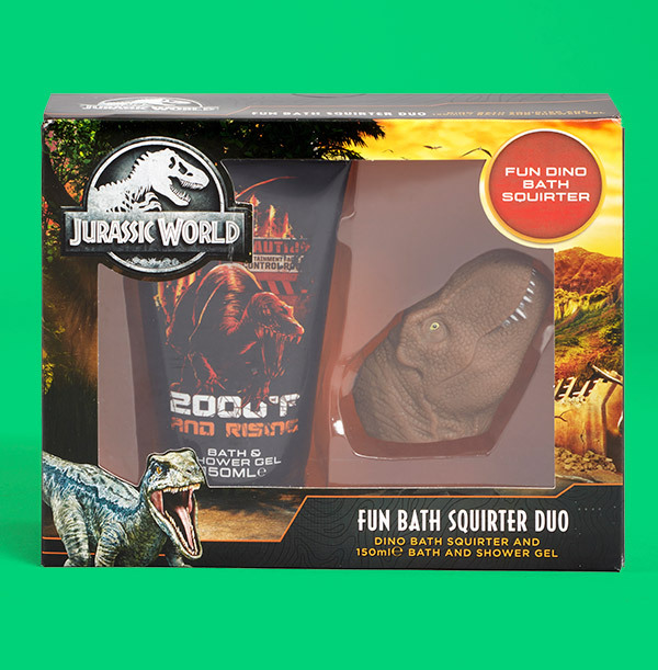 Jurassic World - Water Pistol and Bath Set