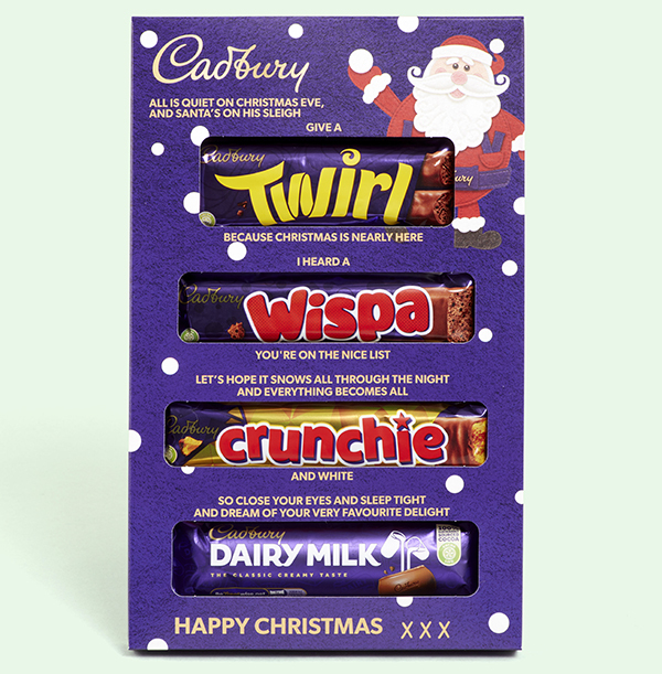 Cadbury's Christmas Poem Box