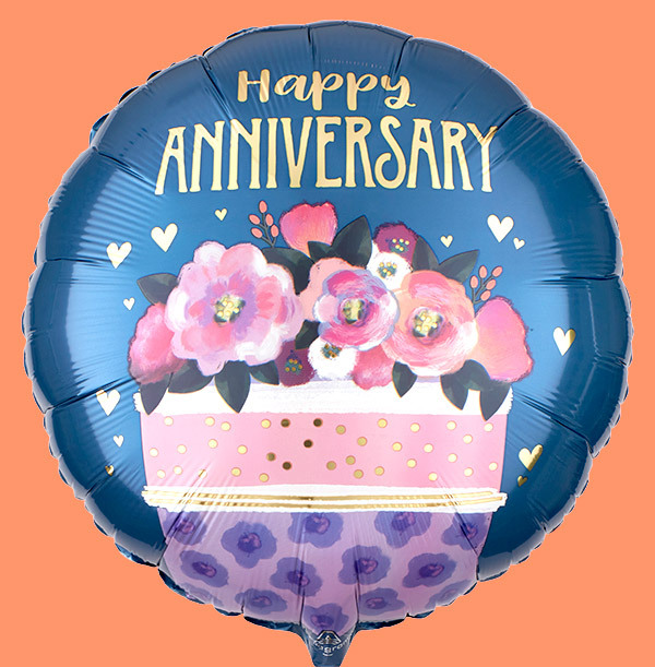 Happy Anniversary Inflated Balloon