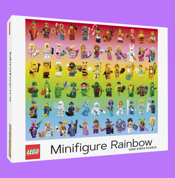 LEGO Minifigure Rainbow 1000-Piece Puzzle