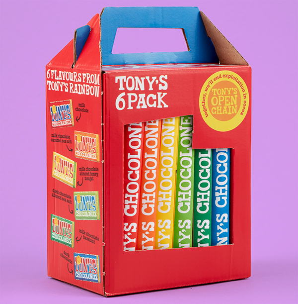 Tony's Chocolonely Rainbow Pack