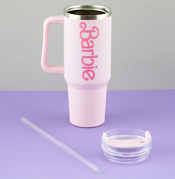 Barbie travel mug online