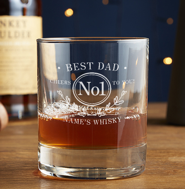 Engraved Whisky Tumbler - Best Dad