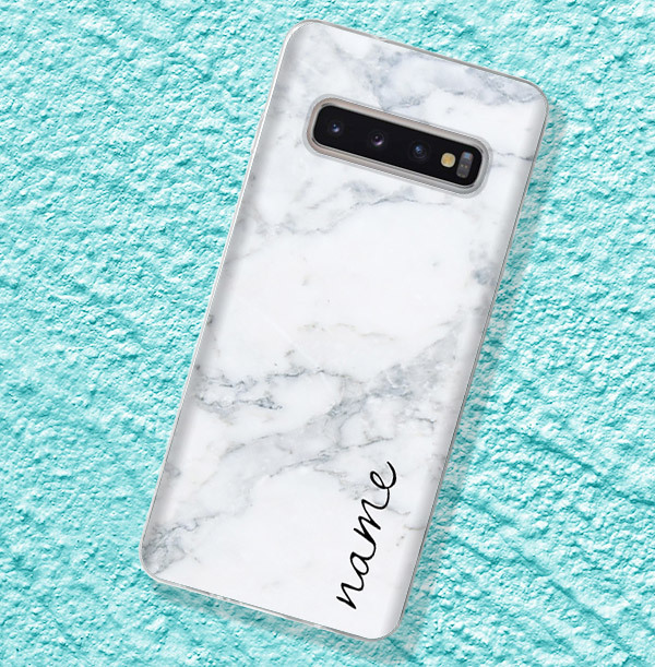 Classic Marble Personalised Samsung Phone Case