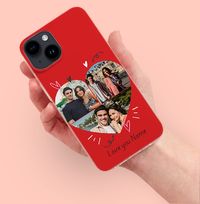 Tap to view Love You Photo Upload iPhone Case