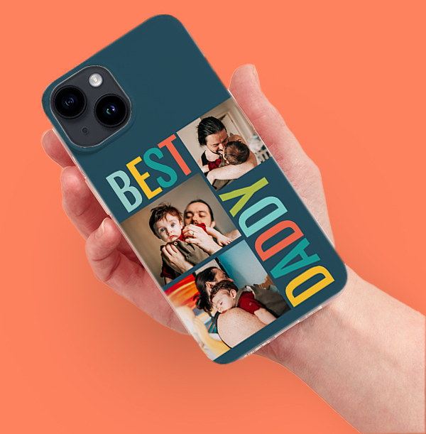 Best Daddy Photo Upload iPhone Case