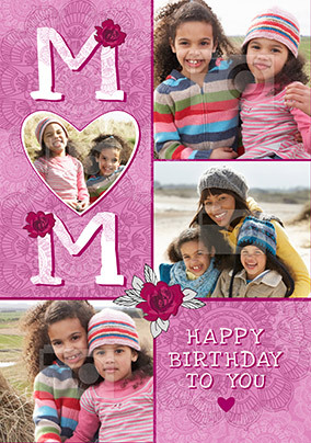 Happy Birthday to Mum Photo Postcard