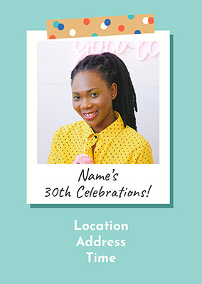 Birthday Save The Date Postcard