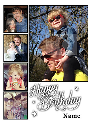 Happy Birthday Photo Postcard