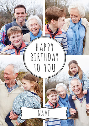 Happy Birthday to You Photo Postcard