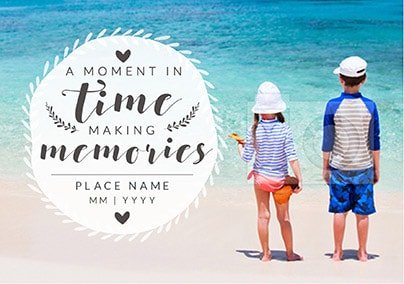 Making Memories, Holiday Photo Postcard