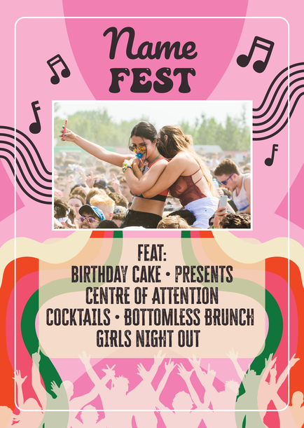 Your Festival Birthday Photo Card