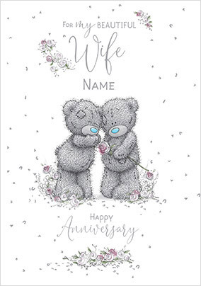 Me To You Wife Anniversary Card