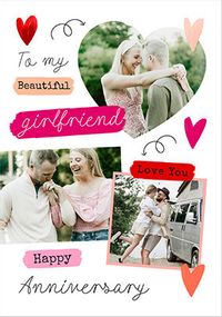 Tap to view Happy Anniversary To My Amazing Girlfriend Photo Card