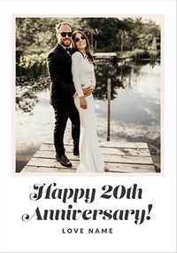 Tap to view Happy 20th Anniversary Photo Card