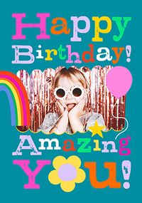 Tap to view Happy Birthday Amazing You Photo Card