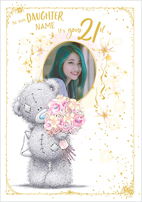 Me To You Daughter's 21st Birthday Photo Card